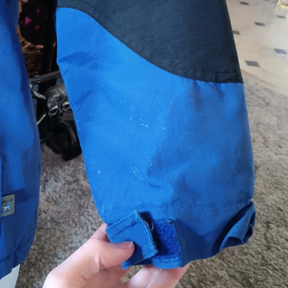 🖤*4/$15* Old Navy Boys Lined Jacket Blue Black Winter Fleece Nylon 8 Kids